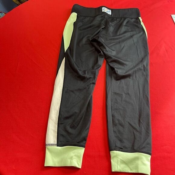 Nike Black Green White Color block Retro Y2K Track Pants Size XL - Picture 7 of 11